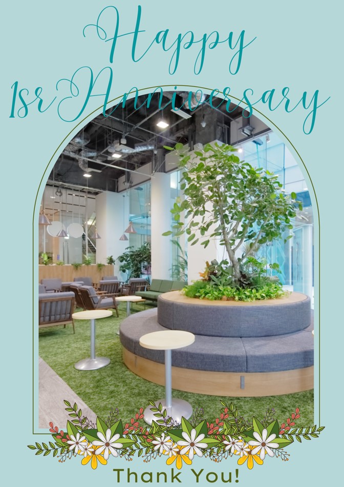 SYNTH×Business-Airport西梅田ブリーゼタワー開業1周年を迎えました！