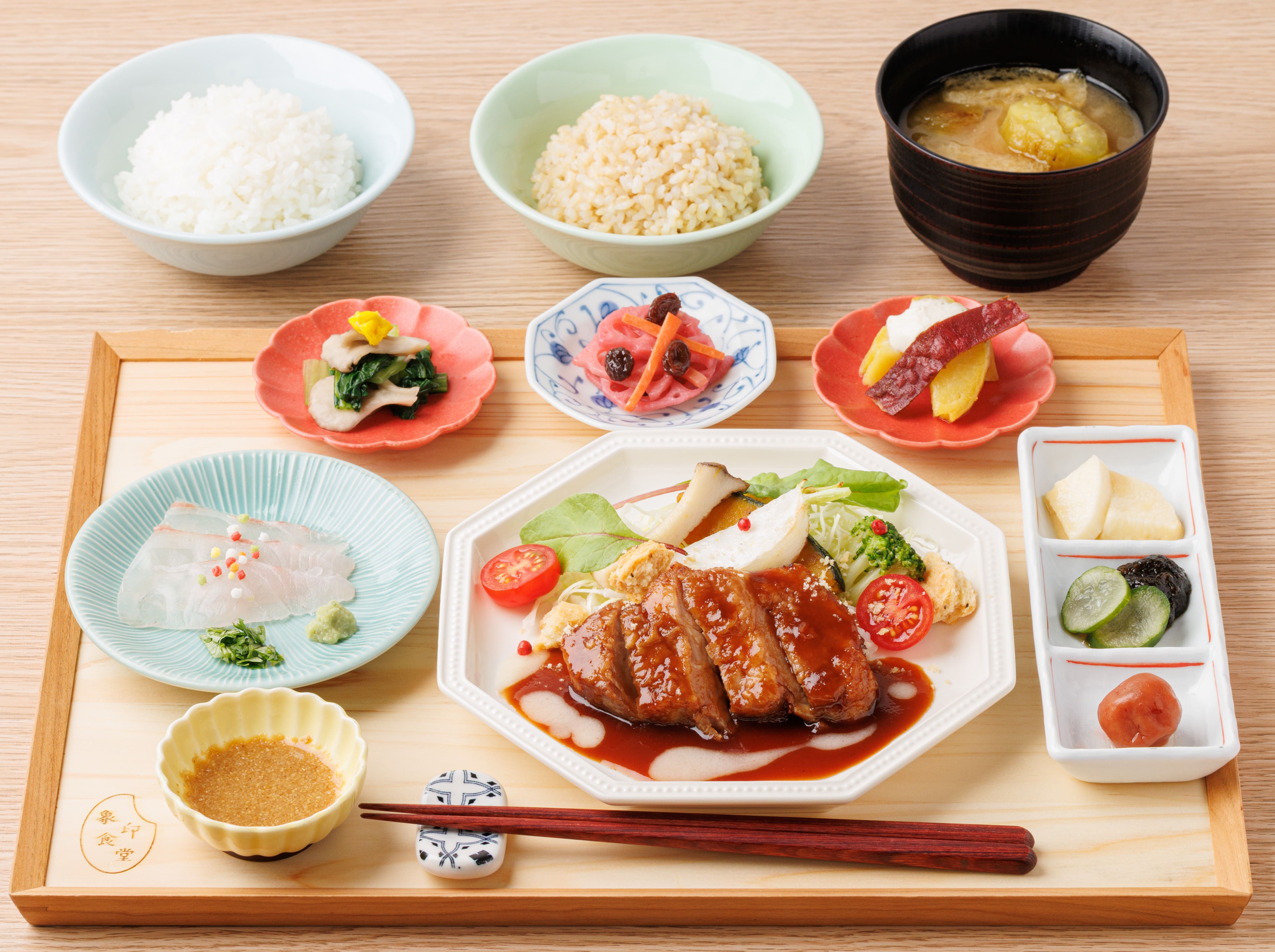 何度も食べたくなる珠玉のLUNCH♪　『象印御膳(鯛茶漬け付)』